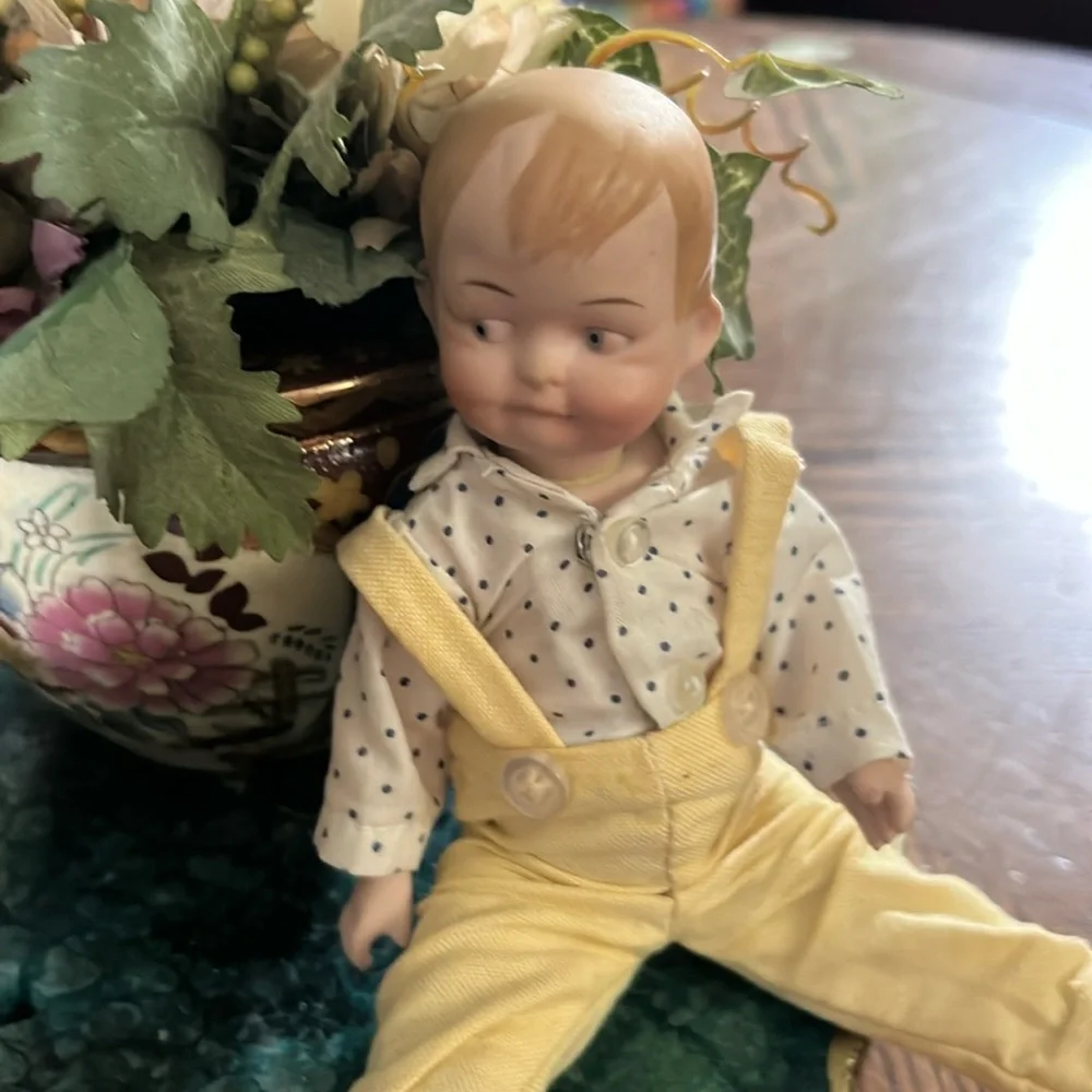 Vintage Porcelain Boy Jack Doll by artist JEANNIE DI MAURO